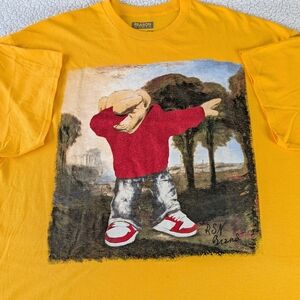 Reason Bear Streetwear Graphic Tee Yellow 2XL